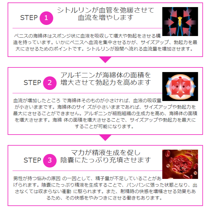 ペニスに使えるその効能のメカニズム