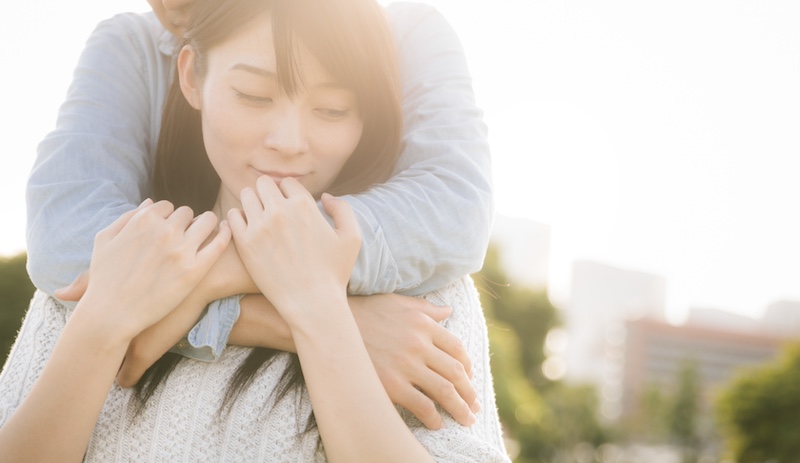 大切にされている女性の画像