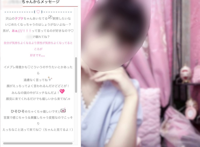 詳細に書かれたプロフィール女性２